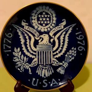 Royal Copenhagen Bicentennial USA Collector Plate 1976